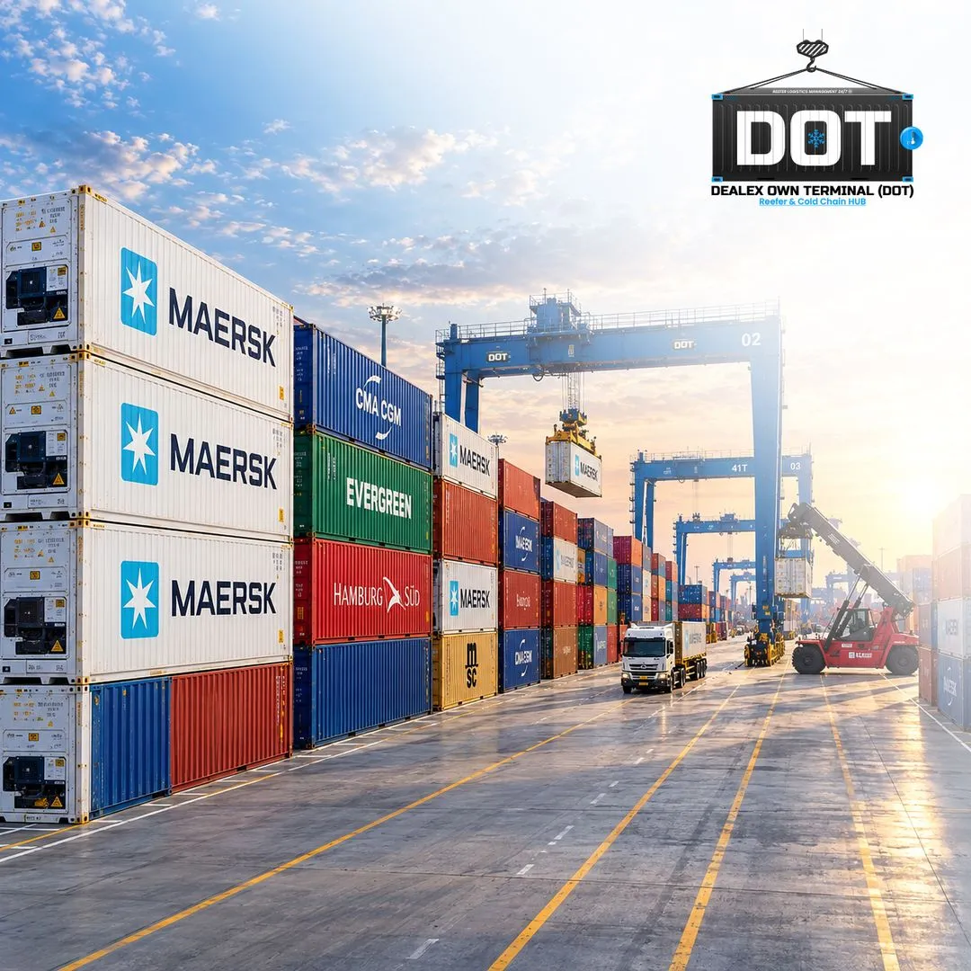 DOT Terminal Reefer Container Crane Yard